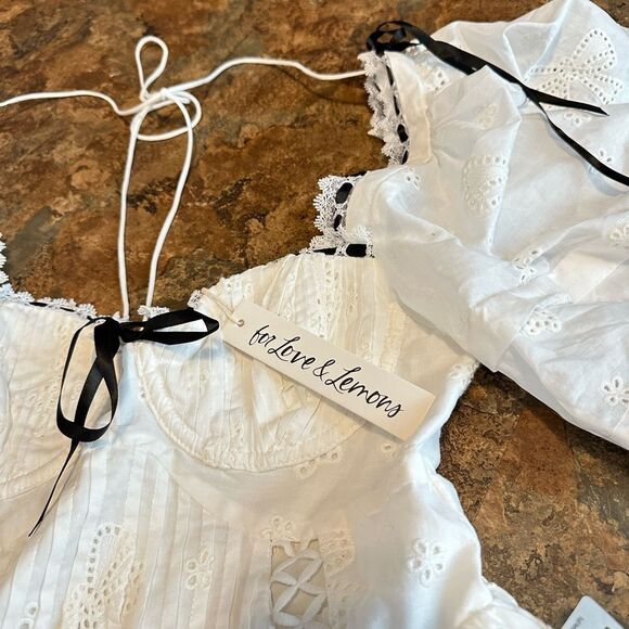 NWT FOR LOVE & LEMONS Ellis Mini Dress Size Small - Picture 7 of 13